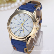 2015 newest design leather band fashion vogue watch